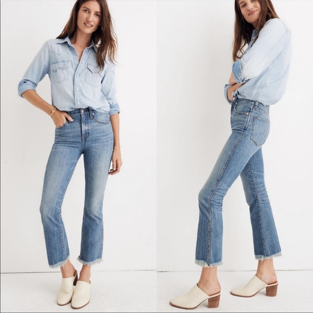 Madewell Sz 28P Cali Demi-Boot Jeans